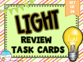 Light Review Task Cards - Set of 28