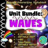 Light & Sound Waves Unit Bundle | Physical Science Notebook