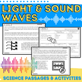 Light & Sound Waves: Science Reading Passages & Worksheets