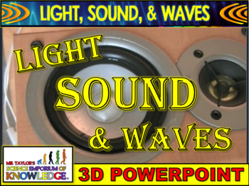 Preview of Light, Sound, and Waves 3D Animated PowerPoint
