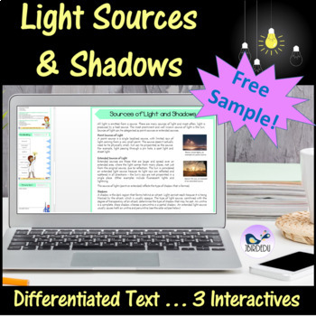 Preview of Light and Shadows | Sun and Shadows | Light Energy