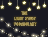 Light Study Vocabulary