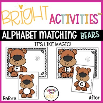 Preview of Light Table Activities: Matching Alphabet BEARS
