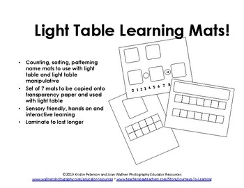 Light Table Manipulative Center at Lakeshore Learning