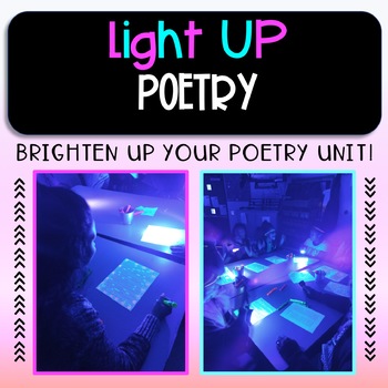 Preview of Light Up Poetry! ~ A fun alternative to Black Out poetry (blackout or found poem