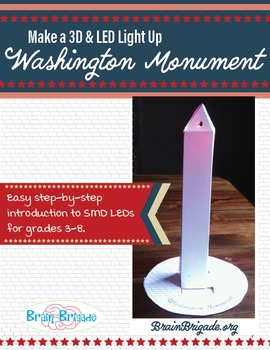 Preview of Light Up Washington Monument Activity | STEM, Social Studies, Science, Circuits
