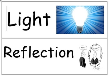 Preview of Light Vocabulary Cards