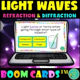 Light Waves Digital Boom Cards | Middle School Physical Science