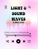 Light Waves Mini Unit, First Grade NGSS Light Waves