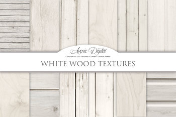 Preview of Light Wood Background Textures Digital Paper scrapbook white wood grain