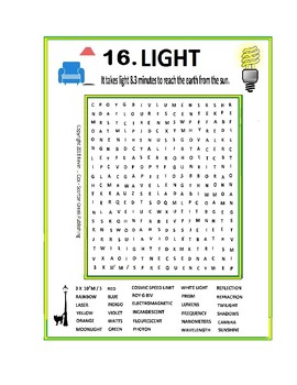 light word search or wordsearch by scorton creek publishing kevin cox