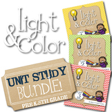 Light and Color Unit Study- Bundled for Multiple Ages