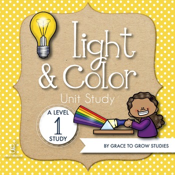 Preview of Light and Color Unit Study with Mini-Book (PreK-K)