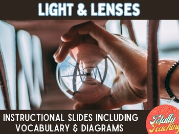 Light and Lenses (Concave & Convex) Instructional Slides, Study Guide