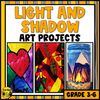 Preview of Light and Shadow Art Projects | Elementary Art Lessons and Projects