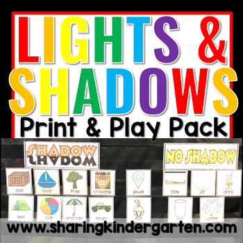 Preview of Light and Shadow Science Unit Light Unit Kindergarten Activities Groundhog Day