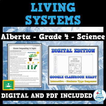 Preview of Living Systems - Alberta Science - Grade 4 - NEW 2023 Curriculum
