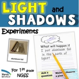 Light and Shadows Easy 1st Grade Science Experiments and A