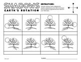 Light and Shadows Worksheet - Sun Position Practice for 4t