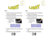 Light and Sound I Can Learning Targets