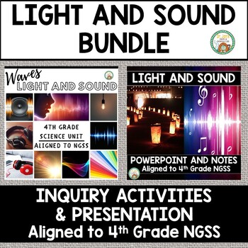 Preview of 4th Grade Science: Light and Sound Bundle (NGSS Aligned)