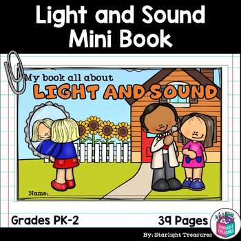 Preview of Light and Sound Mini Book for Early Readers: Physical Science, Eye, Ear