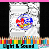 Light and Sound Poster Activity : Doodle Style Writing Org