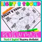 Light and Sound Review Maze [Print & Digital]
