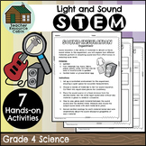 Light and Sound STEM Activities (Grade 4 Ontario Science)