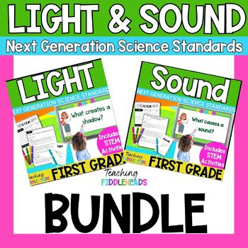 Preview of Light and Sound Unit | 1st Grade | Lesson Plans Presentation Activities | NGSS