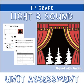 Preview of Light and Sound Unit Assessment for Amplify Science