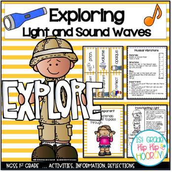 Preview of Exploring Light and Sound Waves for NGSS 1st Grade