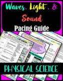 Light & Sound Waves Pacing Guide Curriculum Map | Physical
