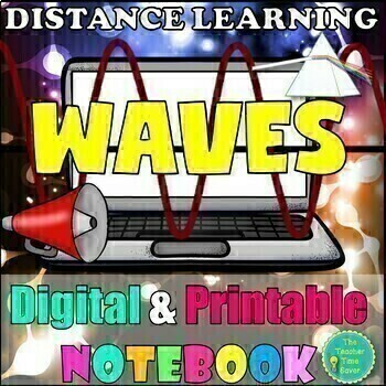 Preview of Light and Sound Waves Science Google Slides Unit Bundle | Physical Science