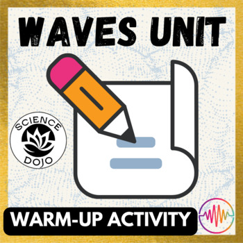 Preview of Light and Sound Waves Warm-up Bundle Printable Activity
