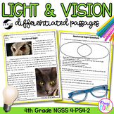 Light and Vision NGSS 4-PS4-2 - Science Differentiated Passages