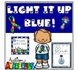Light it up blue - autism awareness