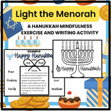 Light the Menorah ~ A Hanukkah Mindfulness and Writing Activity
