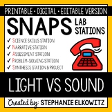Light vs. Sound Waves Lab Stations Activity | Printable, D