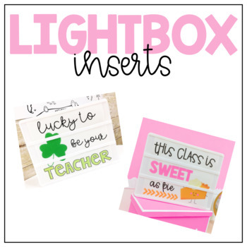 Preview of Lightbox inserts