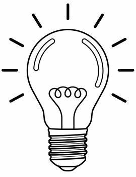 Preview of Lightbulb worksheet
