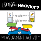 Lighter or Heavier? Weight Measurement Activity