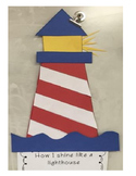 Lighthouse Craft with writing prompt