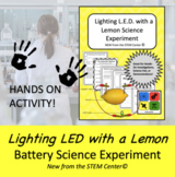 Lighting LED with a Lemon Battery Experiment