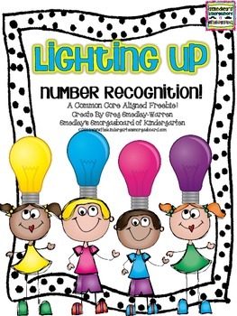 Preview of Lighting Up Number Recognition FREEBIE!