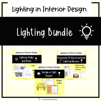 Preview of Lighting in Interior Design Growing Bundle