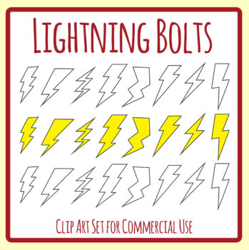 lightning bolts clip art