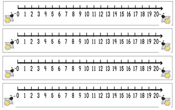 lightning bug number lines to 20 by leonard s lightning bugs tpt