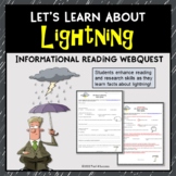 Lightning Webquest Informational Reading Research Activity