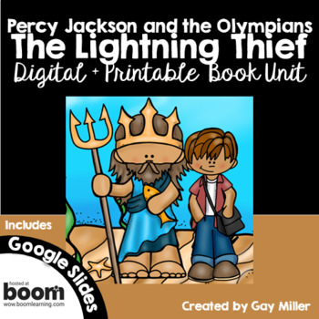 Preview of The Lightning Thief Novel Study: Digital + Printable Book Unit